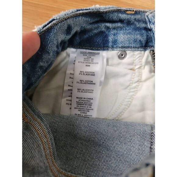 Good American Curve Crop Skinny Jeans 27 - Picture 8 of 9